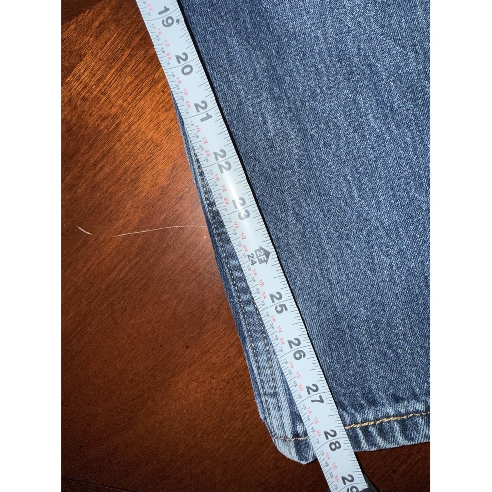 Levi Jeans 550 Mens 42x30 Relaxed Fit Medium Wash Straight Leg Classic - Picture 8 of 10